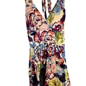 Charlotte Russe Small Floral Women's Sleeveless Sun Dress Miss Size 4 6 S